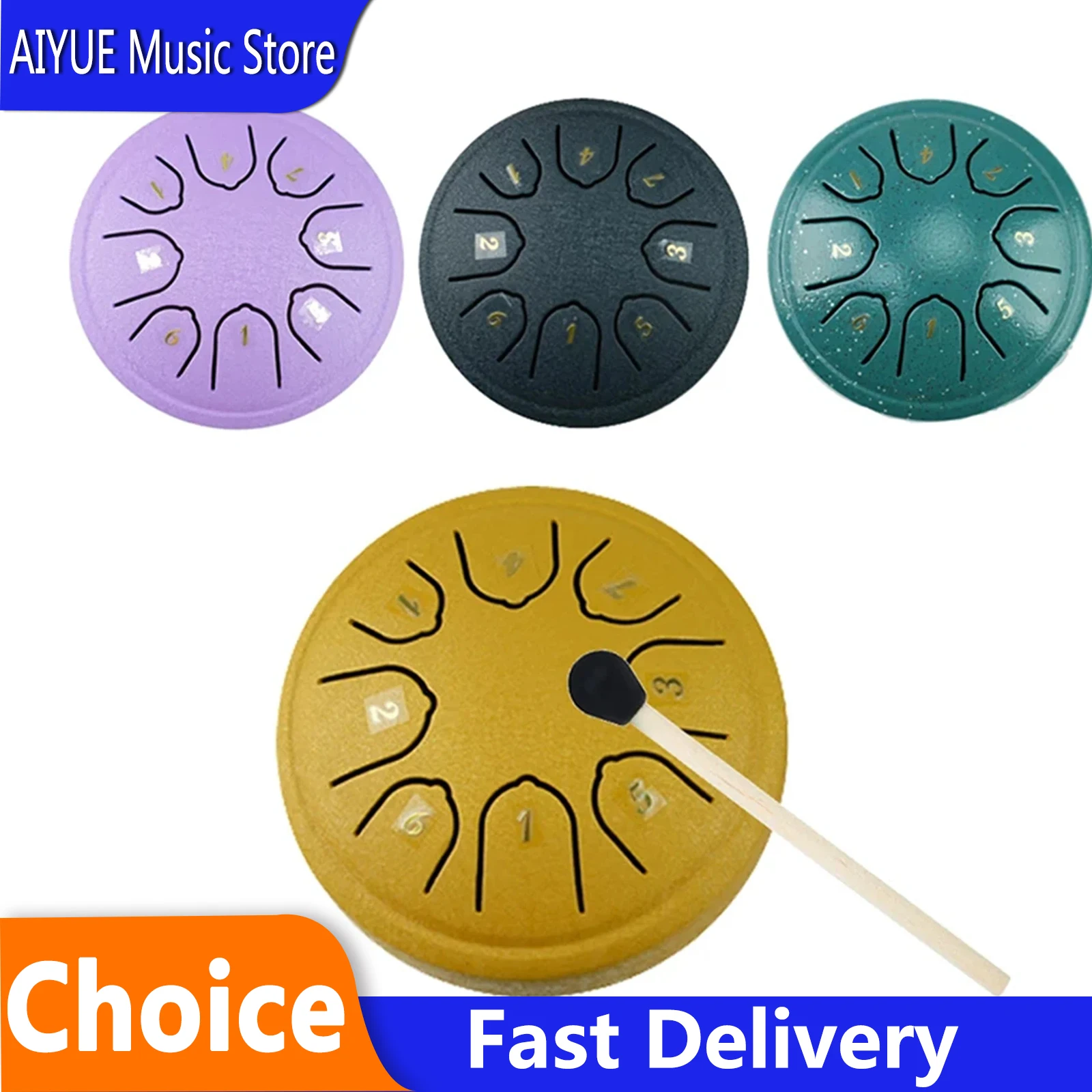 Mini 4.5 Inches Steel Tongue Drum 8 Tone Carbon Steel Enlightenment Children Music Birthday Gift Percussion Musical Instruments
Mini 4.5 Inches Steel Tongue Drum 8 Tone Carbon Steel Enlightenment Children Music Birthday Gift Percussion Musical Instruments