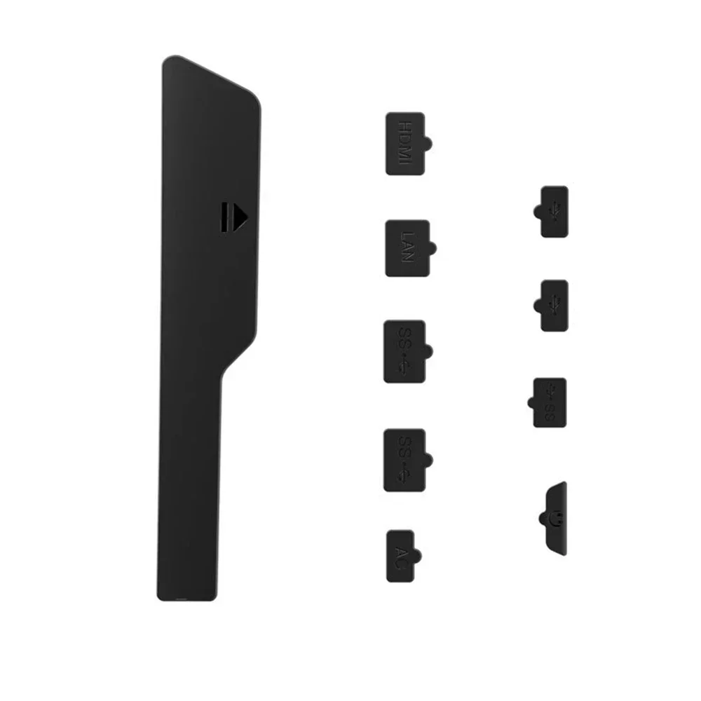9Pcs Black Dust Plug For PS5 Slim Console Silicone Dust Protector Antidust Cover Dust Plug for PS5 slim Game Console Accessories
9Pcs Black Dust Plug For PS5 Slim Console Silicone Dust Protector Antidust Cover Dust Plug for PS5 slim Game Console Accessories