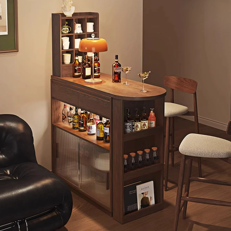 American retro bar retractable bar table solid wood partition side cabinet household living room small bar cabinet dining table
American retro bar retractable bar table solid wood partition side cabinet household living room small bar cabinet dining table