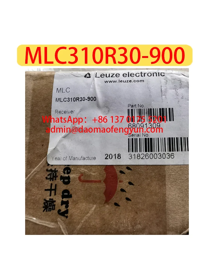 MLC310R30-900 Brand New Raster light curtain, receiver only, no transmitter included,Fast shipping
MLC310R30-900 Brand New Raster light curtain, receiver only, no transmitter included,Fast shipping