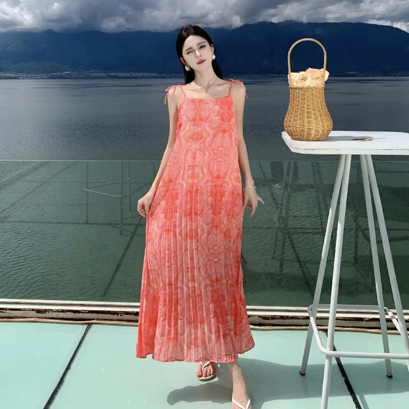 Draped Backless Bandage Holiday Dress Party Women Summer Tender Fairy Slip Long Dress Luxury One Piece Boho Lolita Vestidos
Draped Backless Bandage Holiday Dress Party Women Summer Tender Fairy Slip Long Dress Luxury One Piece Boho Lolita Vestidos