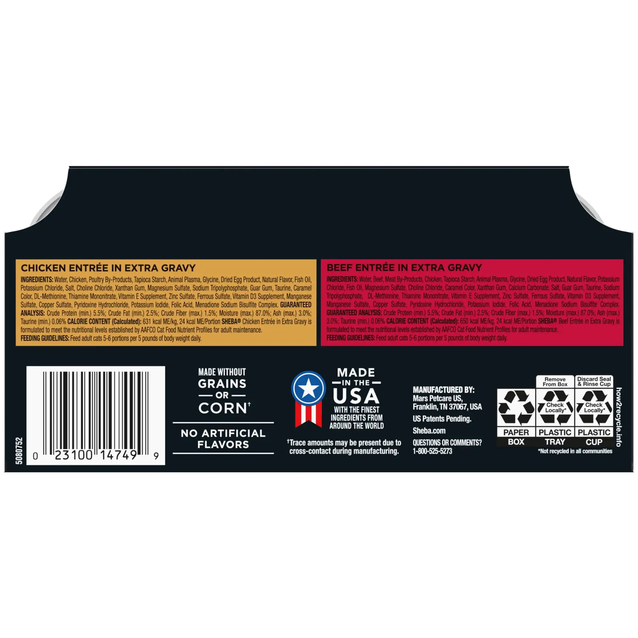 Sheba Gravy Indulgence Adult Wet Cat Food, Variety Pack Flavor, 2.64 Oz, Pack of 24
Sheba Gravy Indulgence Adult Wet Cat Food, Variety Pack Flavor, 2.64 Oz, Pack of 24