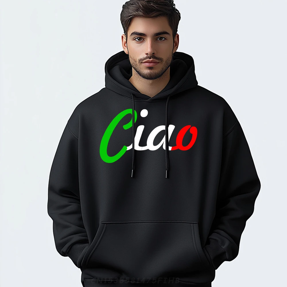 Family Long Sleeve Hoodies Christmas Round Neck Men's Hoodies Ciao Italian Greeting Italy Lover Family Hoodies Cute
Family Long Sleeve Hoodies Christmas Round Neck Men's Hoodies Ciao Italian Greeting Italy Lover Family Hoodies Cute
