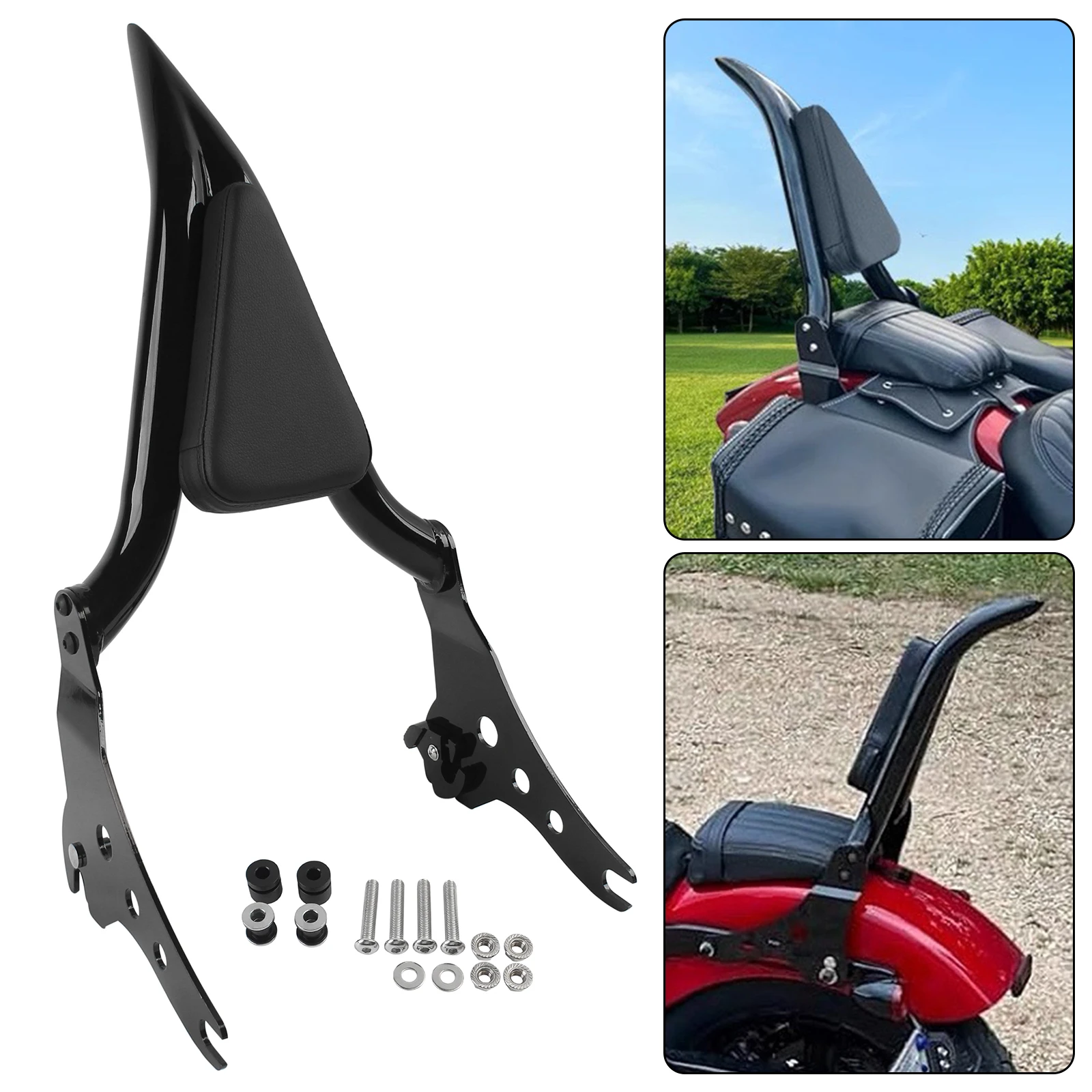 Мотоциклетная черная задняя спинка для пассажира Sissy Bar, подходит для Harley Softail Street Bob 2018-2024
Мотоциклетная черная задняя спинка для пассажира Sissy Bar, подходит для Harley Softail Street Bob 2018-2024