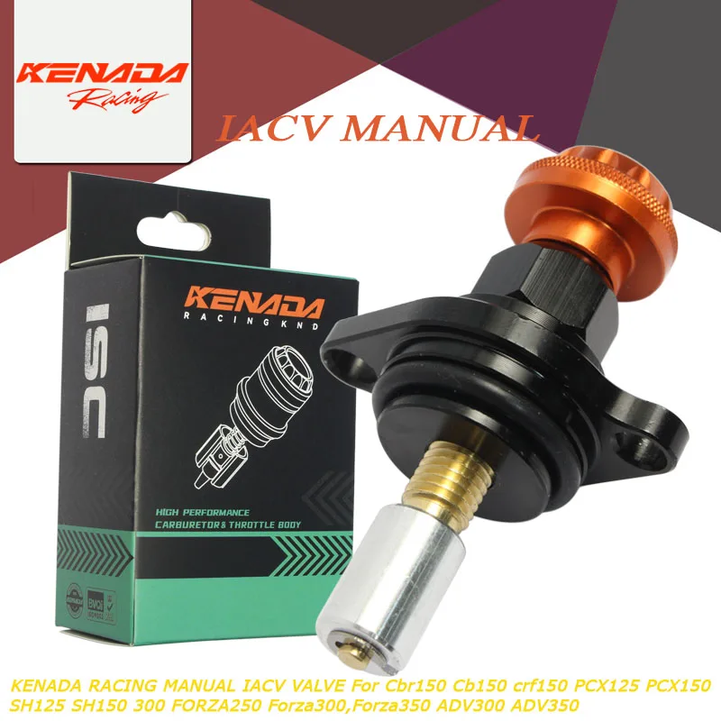 KENADA RACING MANUAL IACV VALVE For Cbr150 Cb150 crf150 PCX125 PCX150 SH125 SH150 300 FORZA250 Forza300,Forza350 ADV300 ADV350 
KENADA RACING MANUAL IACV VALVE For Cbr150 Cb150 crf150 PCX125 PCX150 SH125 SH150 300 FORZA250 Forza300,Forza350 ADV300 ADV350