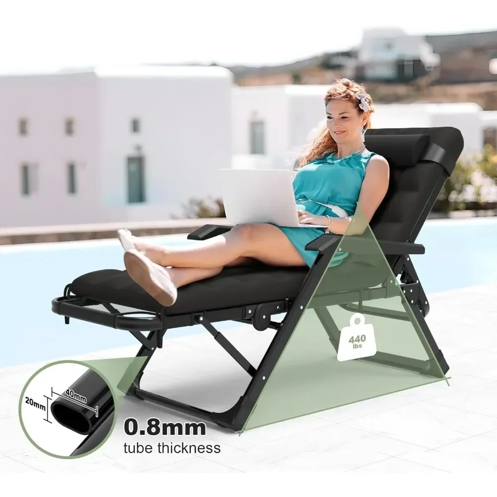 3 in 1 Oversized Folding Camping Cot 29in, 6+10 Positions Adjustable XL Patio Chaise Lounge Chair, Sleeping Cots for Adults
3 in 1 Oversized Folding Camping Cot 29in, 6+10 Positions Adjustable XL Patio Chaise Lounge Chair, Sleeping Cots for Adults