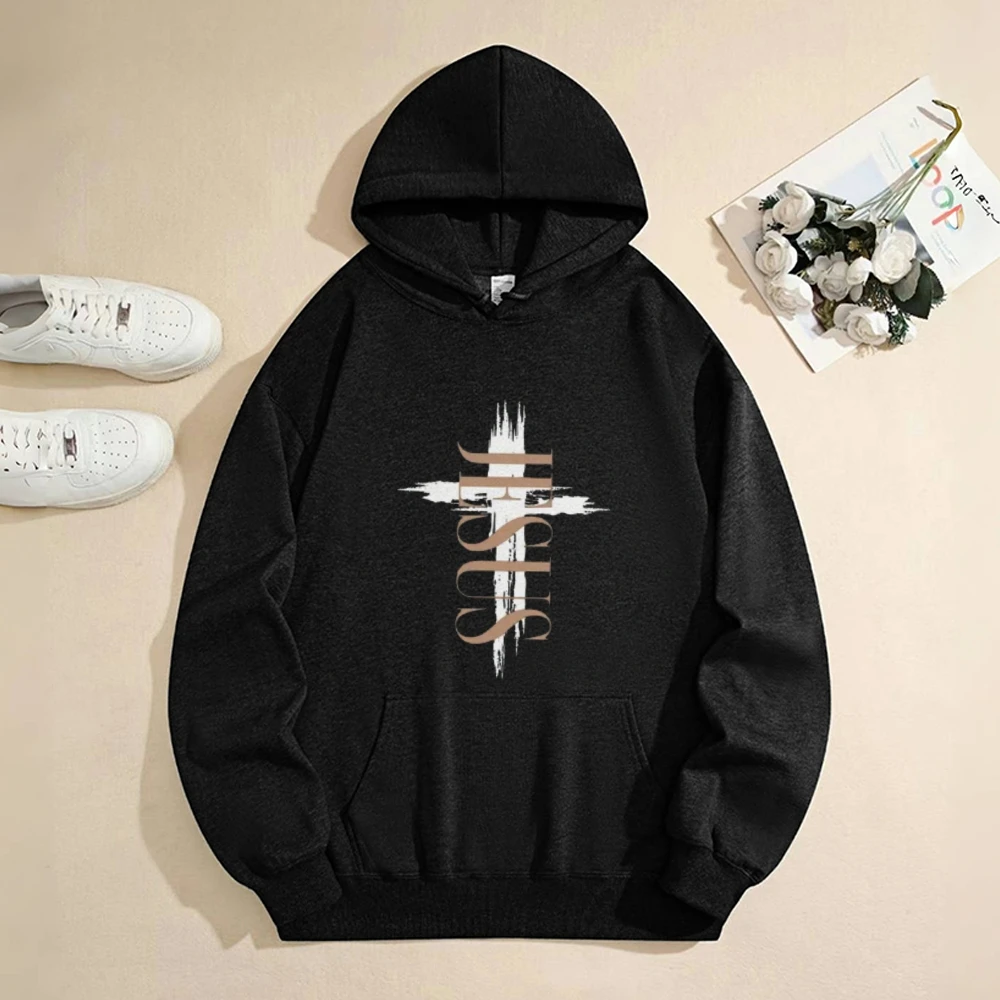 JESUS PRINT Thickened Fleece Hooded Sweatshirt Pullover Printed Autumn Winter Warm Sweatshirt Women's Men's Oversize Clothing
JESUS PRINT Thickened Fleece Hooded Sweatshirt Pullover Printed Autumn Winter Warm Sweatshirt Women's Men's Oversize Clothing