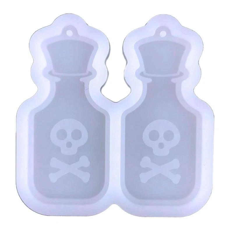 652F Glossy Wine Bottle Earring Keychain Silicone Mold with Hole for DIY Crystal Mold Pendant Earrings Mold Decor
652F Glossy Wine Bottle Earring Keychain Silicone Mold with Hole for DIY Crystal Mold Pendant Earrings Mold Decor