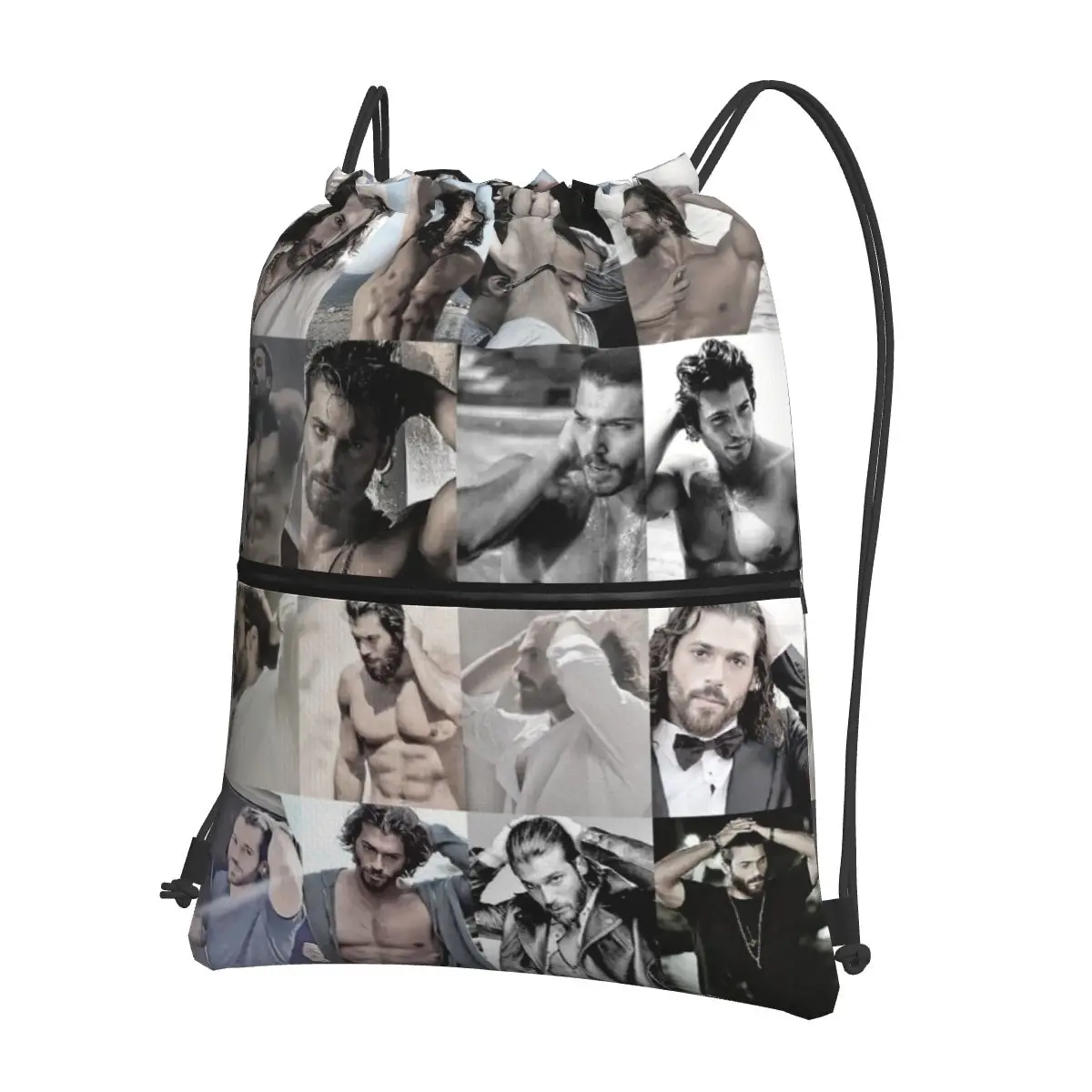 Actor Can Yaman Photo Backpacks Casual Drawstring Bags Sports Bag Book Bags for Travel Students
Actor Can Yaman Photo Backpacks Casual Drawstring Bags Sports Bag Book Bags for Travel Students