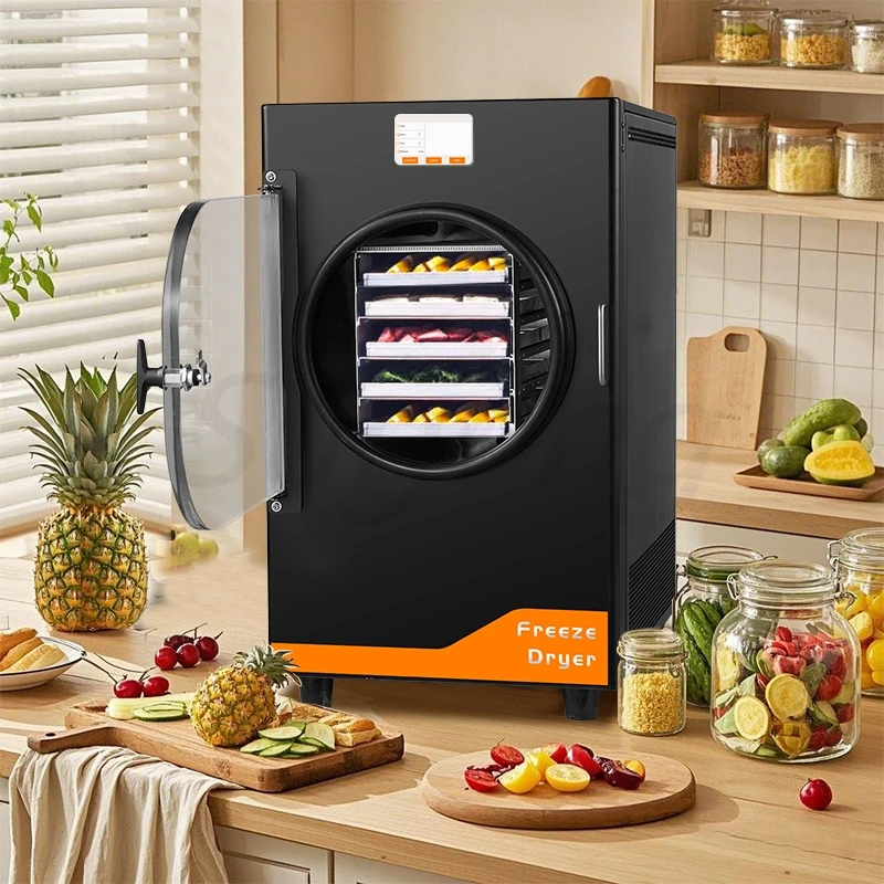 Sugong Factory Manufacturer 6Kg Small Lyophilizer Vacuum Automatic Food Freeze Machine Home Freeze Dryer
Sugong Factory Manufacturer 6Kg Small Lyophilizer Vacuum Automatic Food Freeze Machine Home Freeze Dryer
