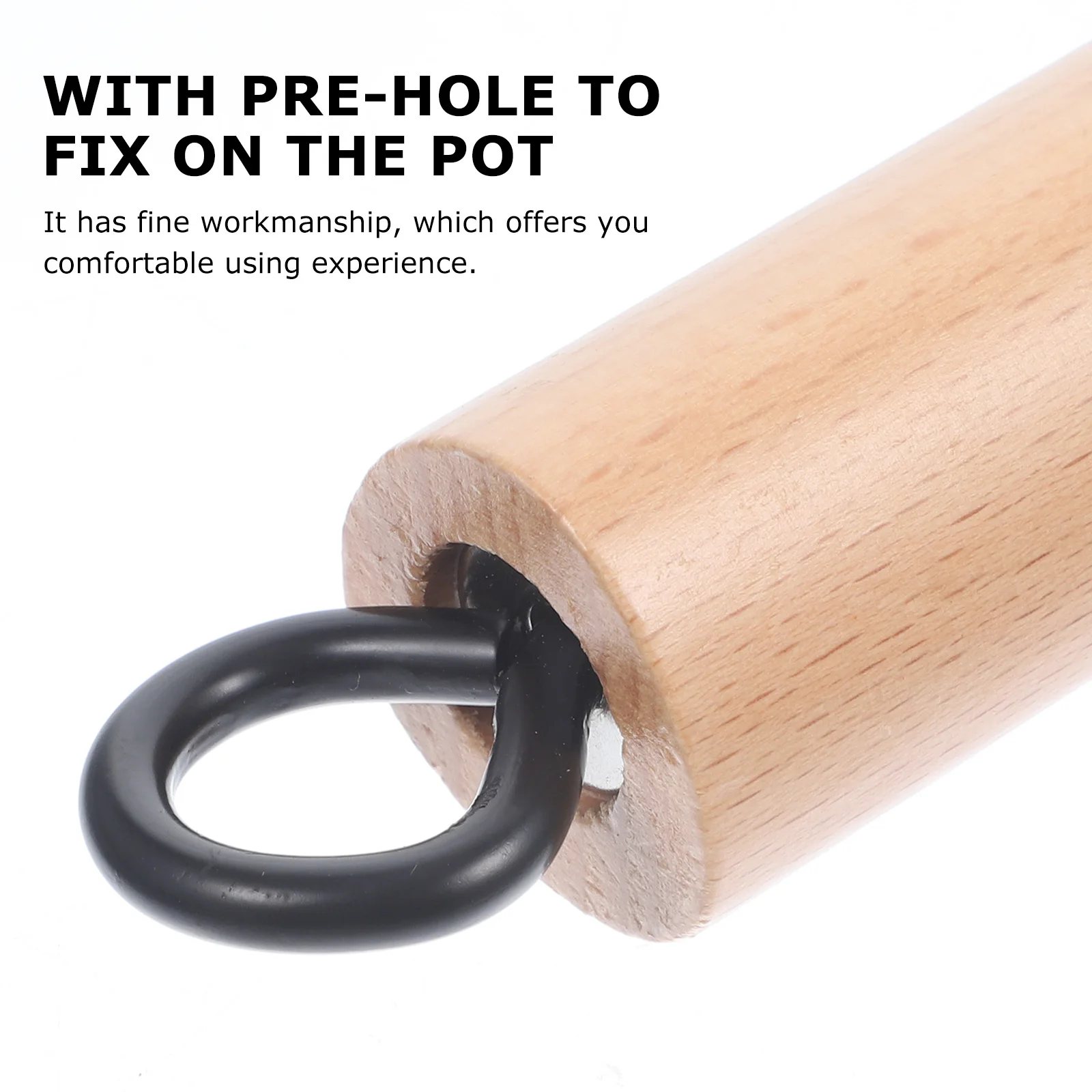 Universal Replacement Wooden Pot Handle Detachable Ergonomic Grip For Pan Cookware Easy Install Anti-Scald Kitchen Utensil
Universal Replacement Wooden Pot Handle Detachable Ergonomic Grip For Pan Cookware Easy Install Anti-Scald Kitchen Utensil