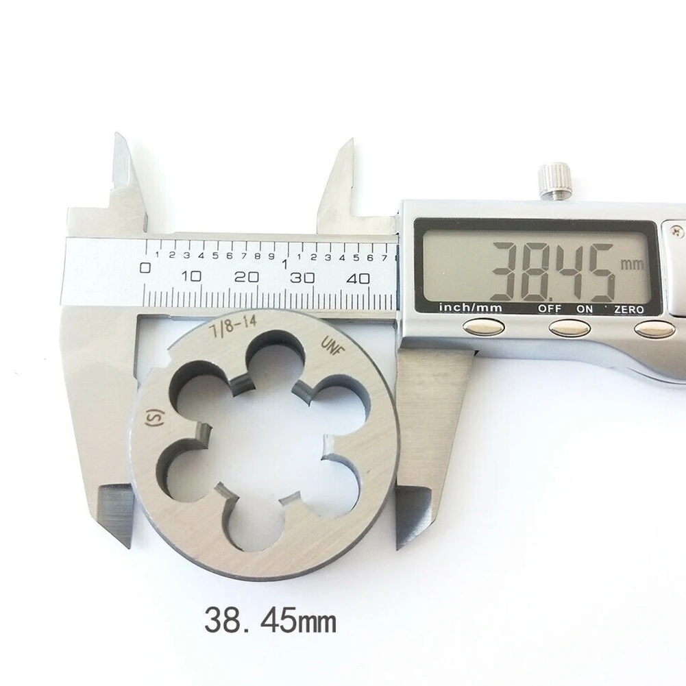 7/8-14 UNF TPI Tap & Die Set высокоскоростной стальной M2 Tap и Die Thread Tool 7/8-14 UNF TPI правосторонний резьбовой кран и набор штампов
7/8-14 UNF TPI Tap & Die Set высокоскоростной стальной M2 Tap и Die Thread Tool 7/8-14 UNF TPI правосторонний резьбовой кран и набор штампов