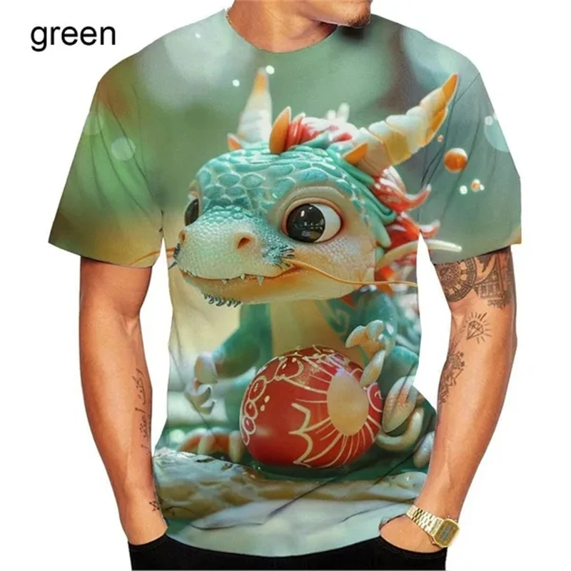 New Fashion Men's And Women's Crew Neck 3D HD Printing Cute Dragon Baby Graphic T-shirt Street Style Unisex Fashion Top XS-5XL
New Fashion Men's And Women's Crew Neck 3D HD Printing Cute Dragon Baby Graphic T-shirt Street Style Unisex Fashion Top XS-5XL