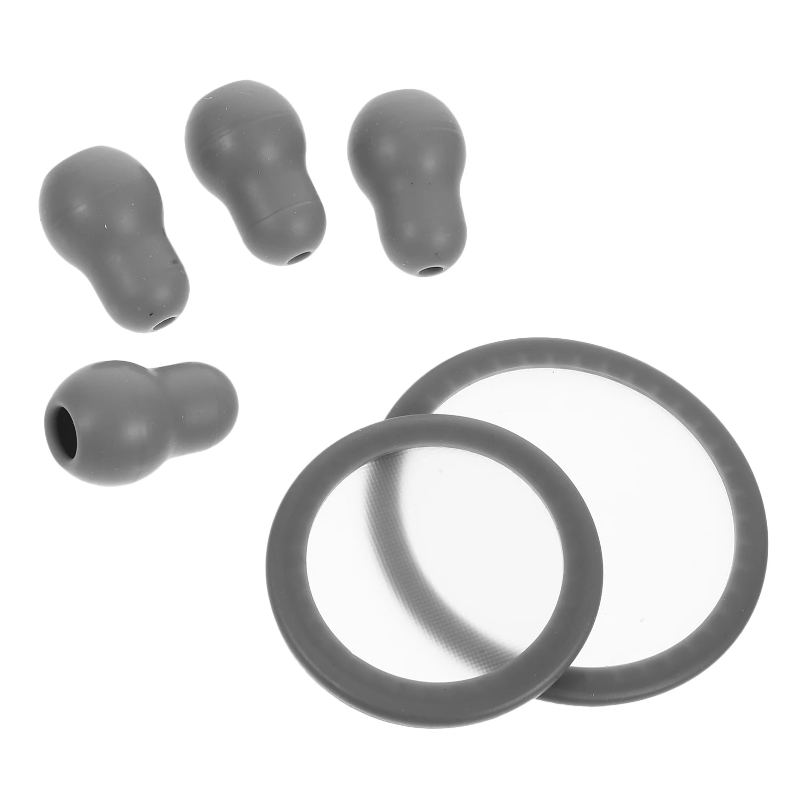 6Pcs Stethoscope Earpieces Set Diaphragm Covers Replacement Parts For Science Educational Equipment Supplies Accessories Kit
6Pcs Stethoscope Earpieces Set Diaphragm Covers Replacement Parts For Science Educational Equipment Supplies Accessories Kit