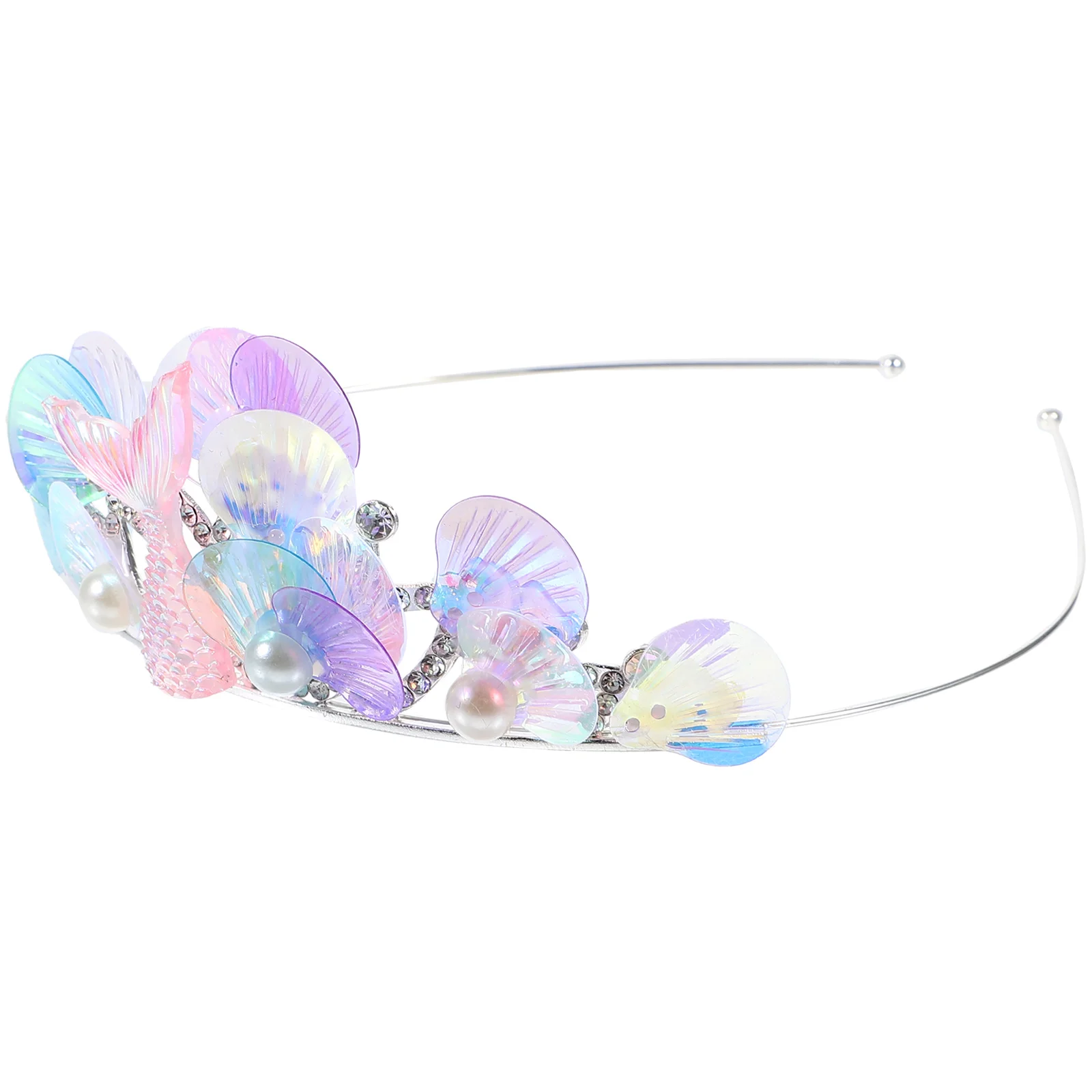 Mermaid Hair Crown Hoops Lovely Headband The Cosplay Girl Outfits Girls with Rhinestones Tiara Fishtail
Mermaid Hair Crown Hoops Lovely Headband The Cosplay Girl Outfits Girls with Rhinestones Tiara Fishtail