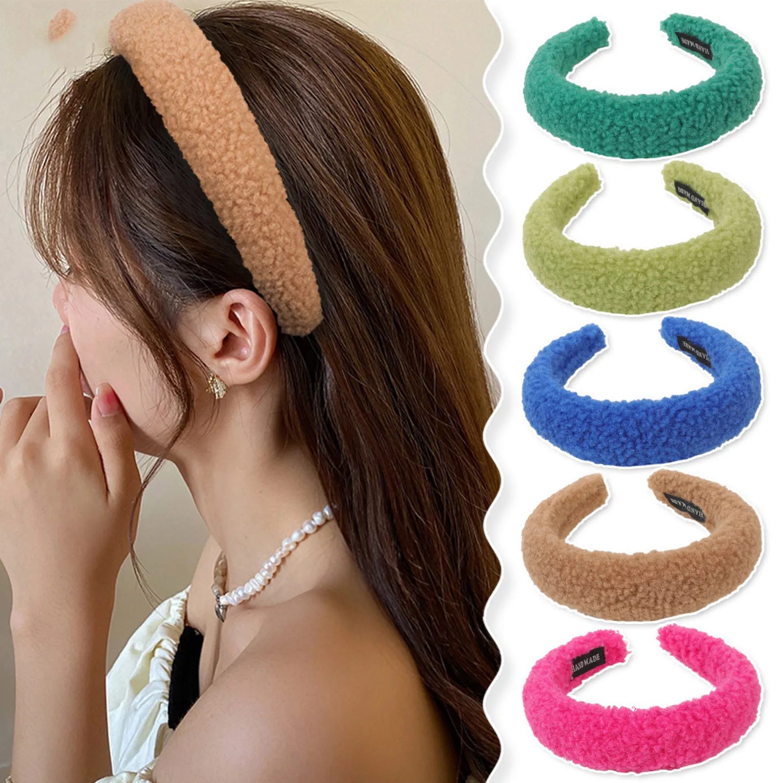 Women Hair Bands Lambswool Fleece Headband Knotted Headband Hair Accessories Wash Headband Ear Warmers Women
Women Hair Bands Lambswool Fleece Headband Knotted Headband Hair Accessories Wash Headband Ear Warmers Women