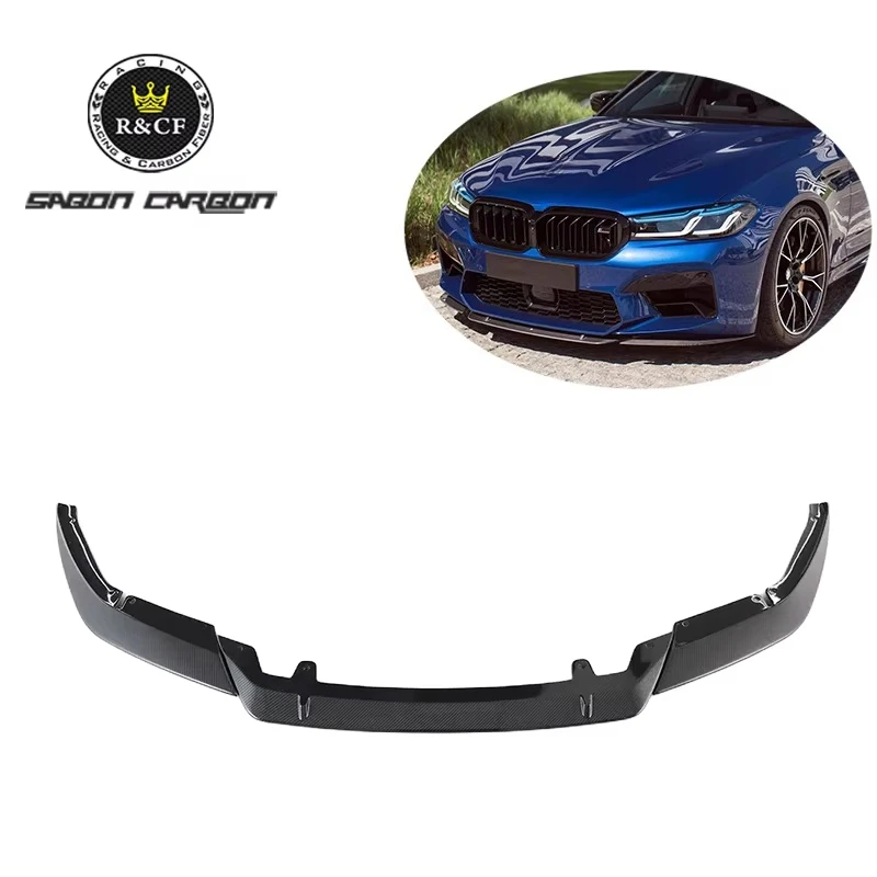 F90 M5 Lci Front Bumper Lip ST Style Carbon Fiber Front Spoiler for BMW F90 M5 2020
F90 M5 Lci Front Bumper Lip ST Style Carbon Fiber Front Spoiler for BMW F90 M5 2020
