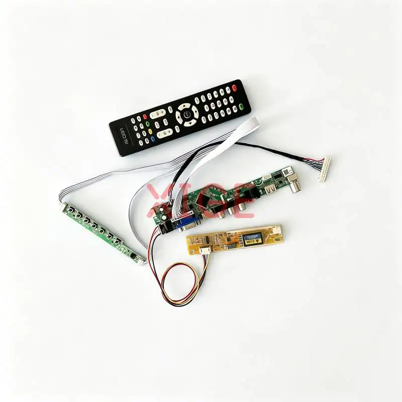 For QD14TL02 QD14TL01 LP141WX3 LP141WX1 Screen Drive Controller Board Kit DIY USB+AV+VGA+HDMI 1280x800 1CCFL 1280*800 30Pin LVDS
For QD14TL02 QD14TL01 LP141WX3 LP141WX1 Screen Drive Controller Board Kit DIY USB+AV+VGA+HDMI 1280x800 1CCFL 1280*800 30Pin LVDS