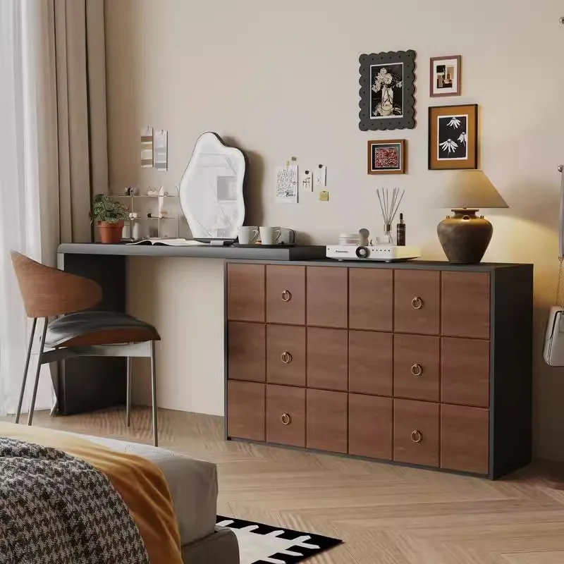 High-end Chinese-style Makeup Vanities Bedroom Solid Wood Retro Storage Makeup Vanities Simple Modern Furniture Kaptafel JTM
High-end Chinese-style Makeup Vanities Bedroom Solid Wood Retro Storage Makeup Vanities Simple Modern Furniture Kaptafel JTM