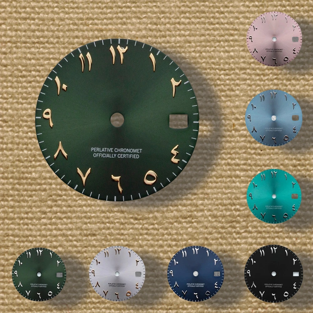 High quality dial 28.5mm S logo Arabic sunshine dial suitable for NH35/NH36 Japanese automatic movement watch modification acces
High quality dial 28.5mm S logo Arabic sunshine dial suitable for NH35/NH36 Japanese automatic movement watch modification acces