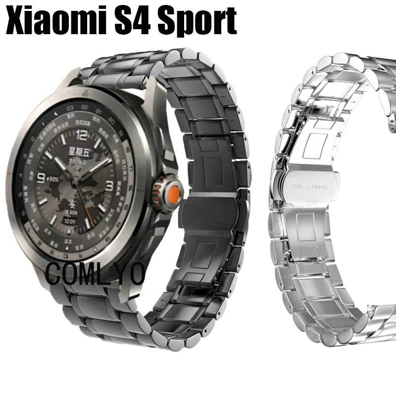 Спортивные Смарт-часы для Xiaomi Watch S4 Роскошный мужской ремешок для часов из нержавеющей стали металлический мужской ремешок
Спортивные Смарт-часы для Xiaomi Watch S4 Роскошный мужской ремешок для часов из нержавеющей стали металлический мужской ремешок