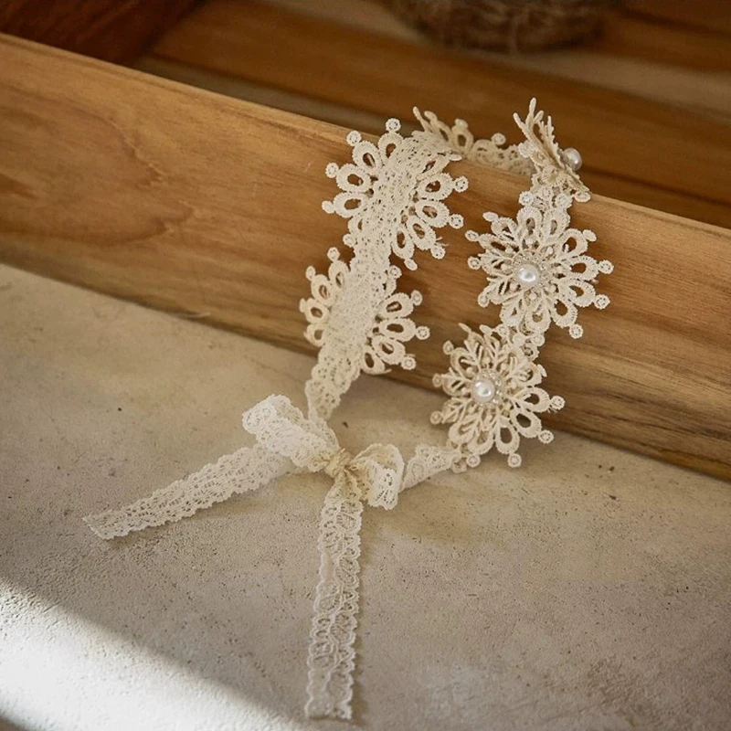 Baby Lace Headbands Girls Elastic Hairband Children Floral Headwrap Princess Hollow Cotton Lace Turban Newborn Photography Props
Baby Lace Headbands Girls Elastic Hairband Children Floral Headwrap Princess Hollow Cotton Lace Turban Newborn Photography Props