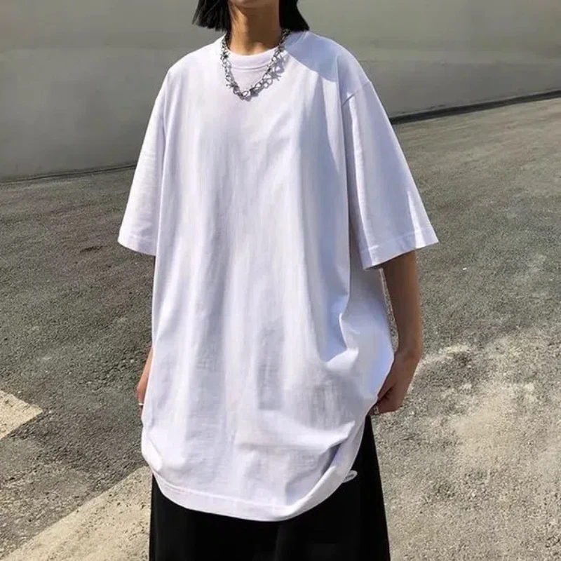 Plus Size Simplicity Solid High Street Tops Men's Summer New Short Sleeve Loose Youth Casual T Shirts Fashion Korean Men Clothes
Plus Size Simplicity Solid High Street Tops Men's Summer New Short Sleeve Loose Youth Casual T Shirts Fashion Korean Men Clothes