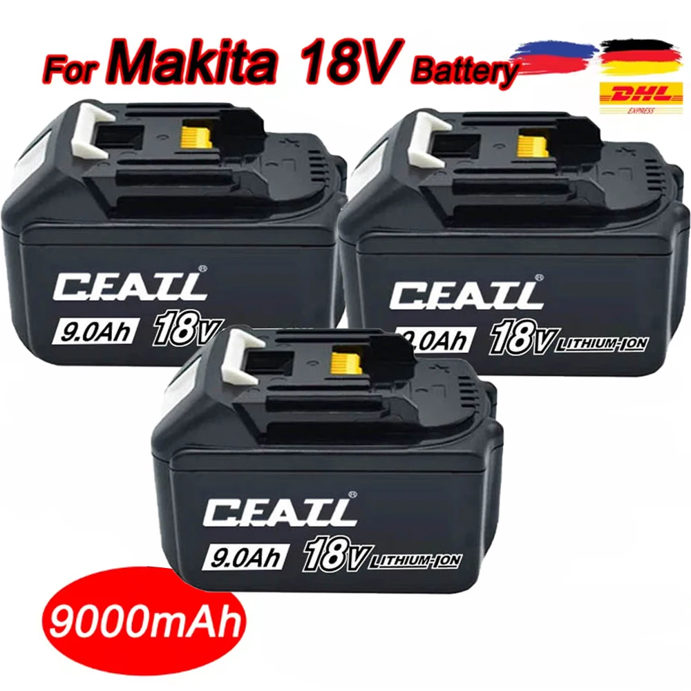 18V For Makita Battery 9.0AH Li-ion Replacement LXT BL1860B BL1860 BL1850 BL1830 DHP482RFX9 BL1815 LXT400 for Cordless Drill
18V For Makita Battery 9.0AH Li-ion Replacement LXT BL1860B BL1860 BL1850 BL1830 DHP482RFX9 BL1815 LXT400 for Cordless Drill