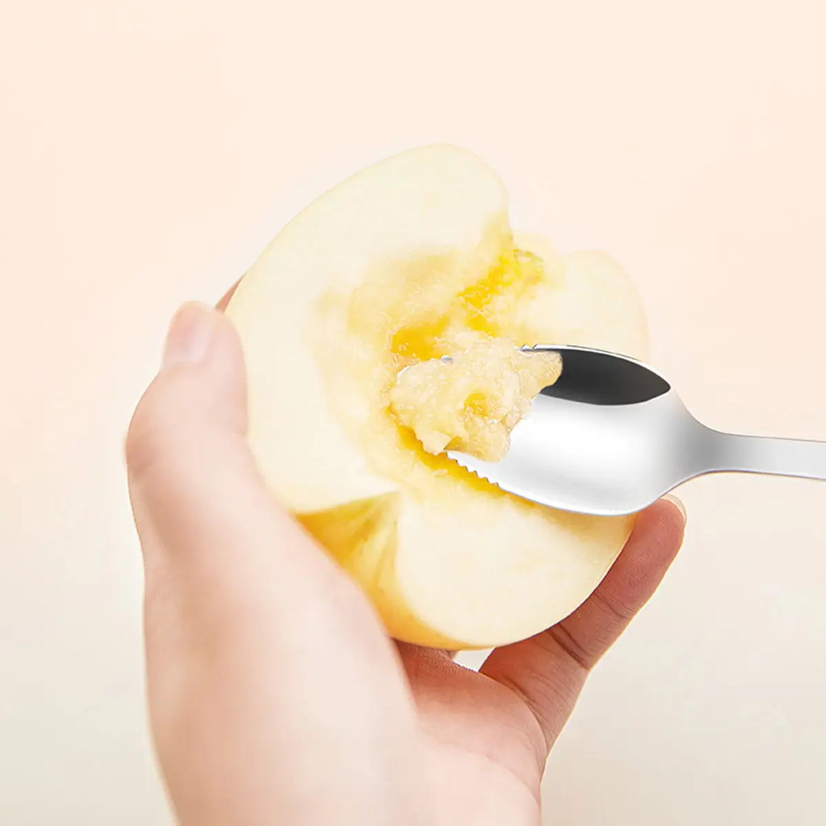 Ложка для детского пюре из нержавеющей стали с зубчатым краем, в форме гриба, ложка для грейпфрута, для кормления младенцев и детей, столовые приборы
Ложка для детского пюре из нержавеющей стали с зубчатым краем, в форме гриба, ложка для грейпфрута, для кормления младенцев и детей, столовые приборы