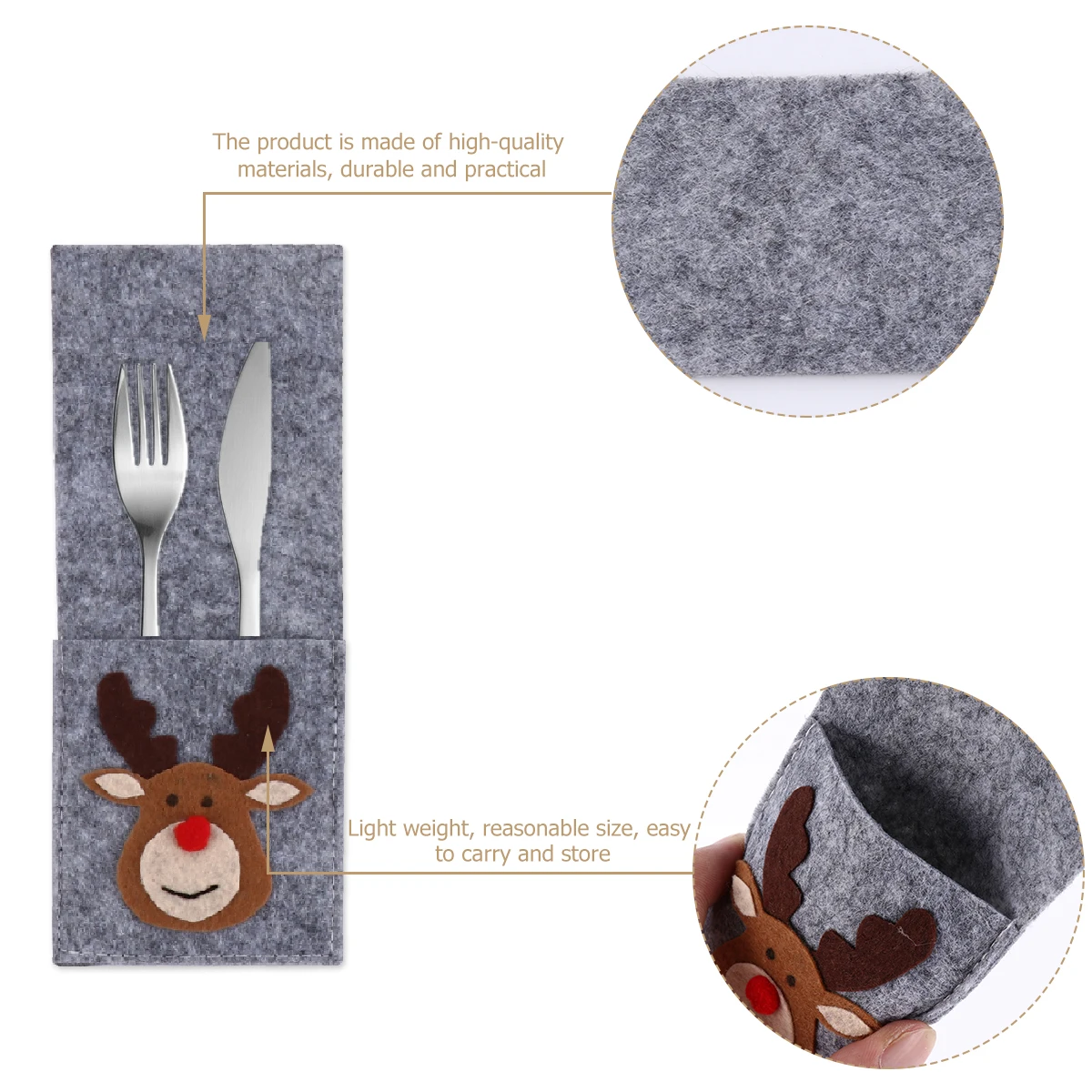 Christmas Tableware Cover Set Adorable Reindeer Dinnerware Decor Lightweight Party Theme Pattern Colorful Tablecloth
Christmas Tableware Cover Set Adorable Reindeer Dinnerware Decor Lightweight Party Theme Pattern Colorful Tablecloth