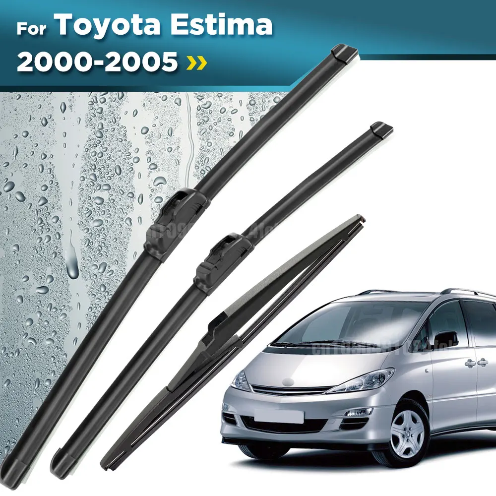 For Toyota Estima 2000-2005 2001 2002 2003 2004 Wiper Front & Rear Wiper Blades Windshield Windscreen Window Brushes 26"+18"+16"
For Toyota Estima 2000-2005 2001 2002 2003 2004 Wiper Front & Rear Wiper Blades Windshield Windscreen Window Brushes 26"+18"+16"