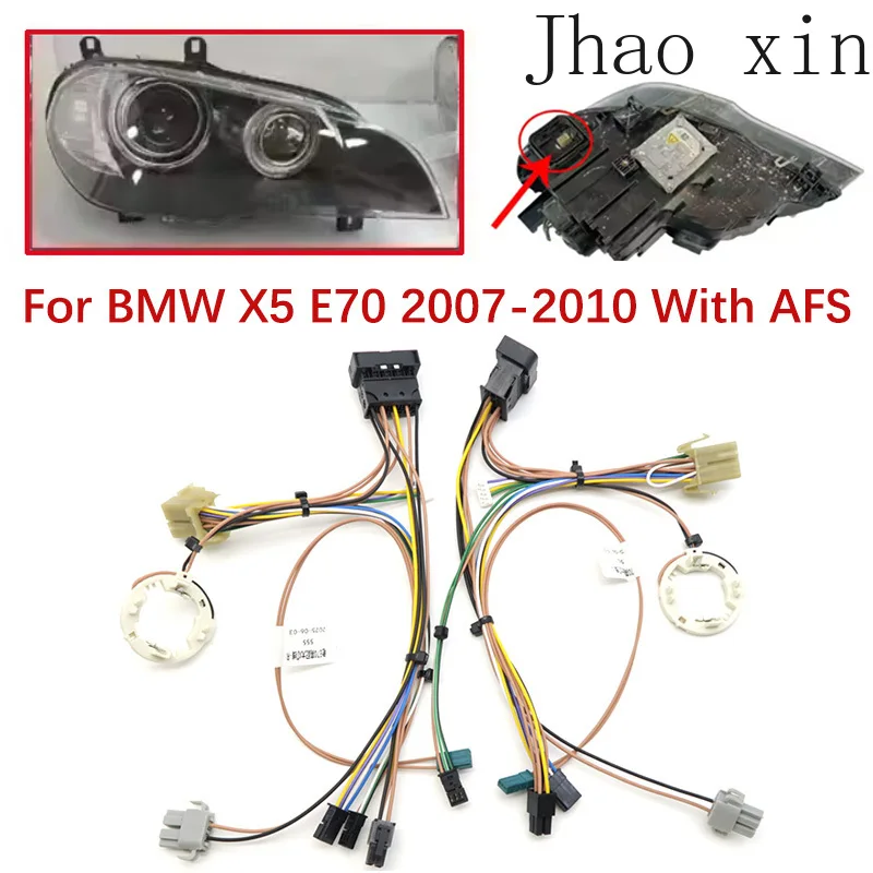 Жгут проводов для фар автомобиля, подходит для BMW X5 E70, внутренняя проводка, компоненты для подключения, блок цепей, 2007-2010 гг., с AFS
Жгут проводов для фар автомобиля, подходит для BMW X5 E70, внутренняя проводка, компоненты для подключения, блок цепей, 2007-2010 гг., с AFS