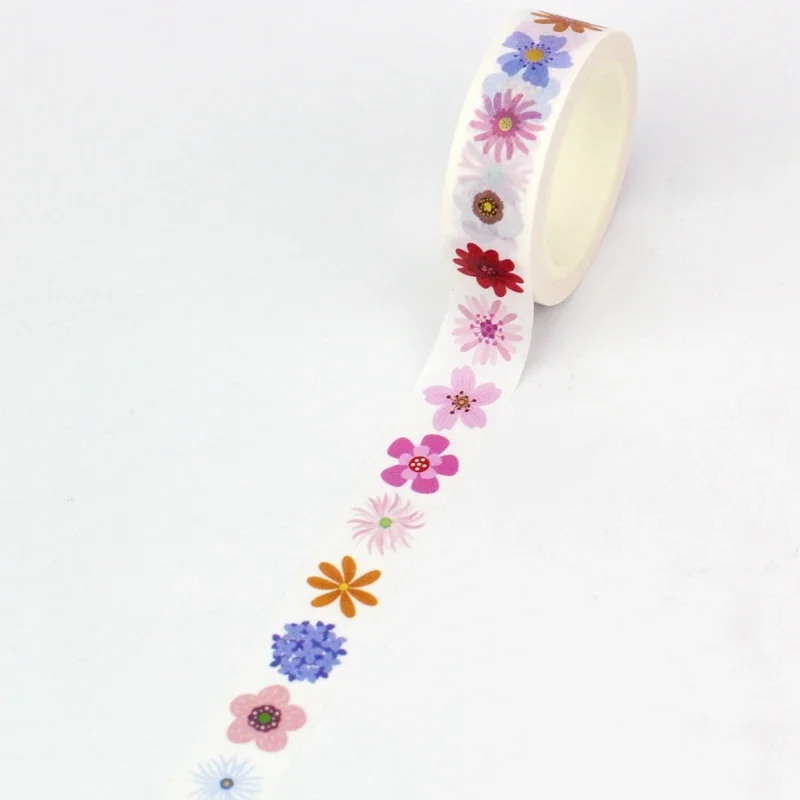 2024 NEW 1PC. 10M Decorative Flowers Washi Tape for Scrapbooking Diary Adhesive Masking Tape Kawaii Stationery Supplies
2024 NEW 1PC. 10M Decorative Flowers Washi Tape for Scrapbooking Diary Adhesive Masking Tape Kawaii Stationery Supplies