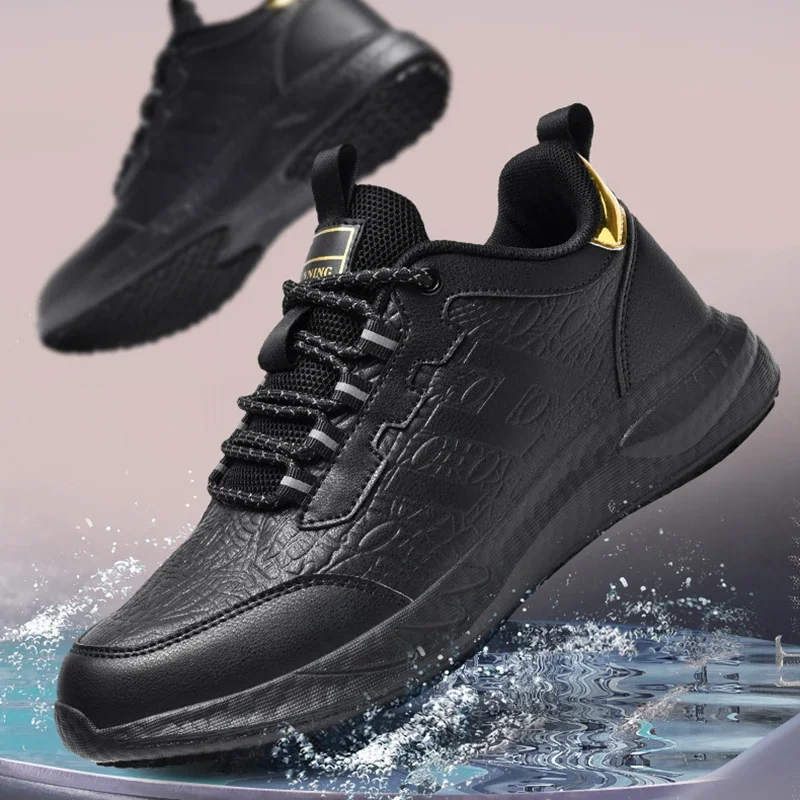 Chef Shoes Four Season New Non-slip Oil-proof Waterproof Kitchen Work Shoes Men's Fashion Casual Outdoor Breathable Sports Shoes
Chef Shoes Four Season New Non-slip Oil-proof Waterproof Kitchen Work Shoes Men's Fashion Casual Outdoor Breathable Sports Shoes