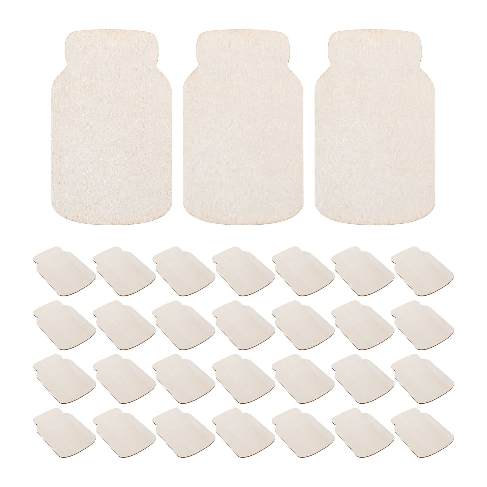 50Pcs Mason Jar Wood Cutout DIY Unfinished Paintable Wooden Signs 5.9x3.5 Blank Wood Slices for Craft Projects Home Decor
50Pcs Mason Jar Wood Cutout DIY Unfinished Paintable Wooden Signs 5.9x3.5 Blank Wood Slices for Craft Projects Home Decor