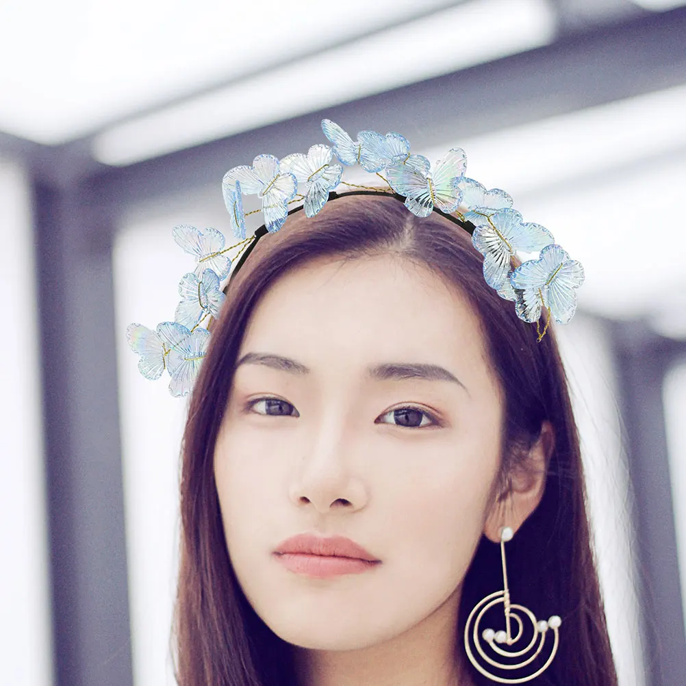 2 Pcs Butterfly Headdress Headband Headgear Catwalk Hair Accessories Plastic Headpiece for Women Child Bride Party
2 Pcs Butterfly Headdress Headband Headgear Catwalk Hair Accessories Plastic Headpiece for Women Child Bride Party