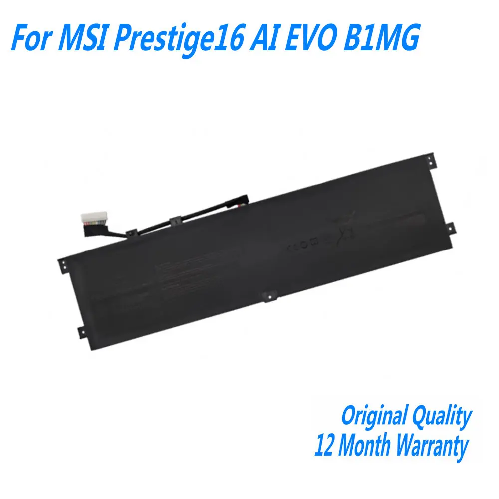 New 15.48V 6300mAh 99.9WH BTY-M58 Laptop Battery For MSI Prestige16 AI EVO B1MG Series
New 15.48V 6300mAh 99.9WH BTY-M58 Laptop Battery For MSI Prestige16 AI EVO B1MG Series
