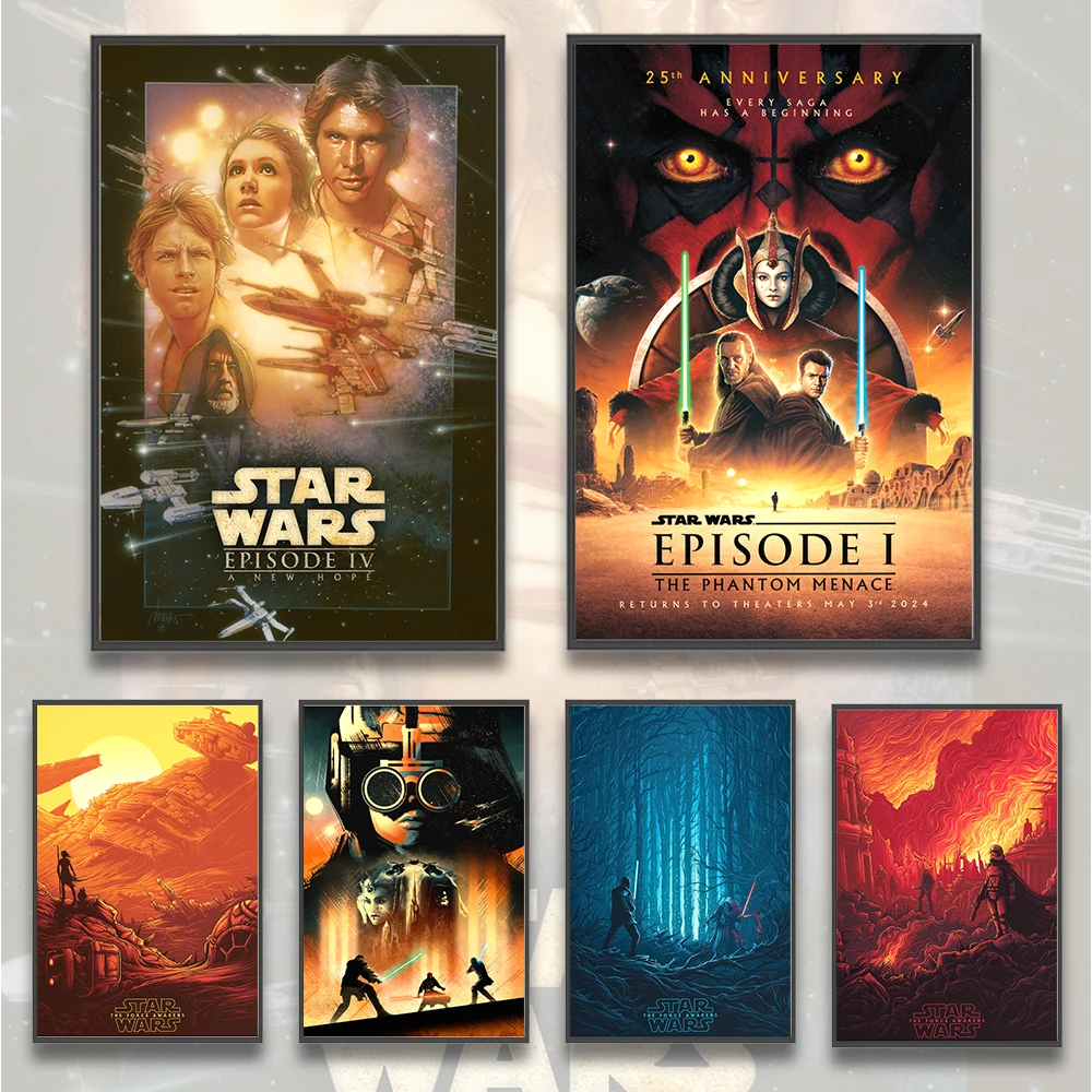 Star Wars Darth Vader Self-adhesive Poster Movie Figure Home Decoration Painting Wall Art Bedroom Skywalker Wallpaper Decor Gift
Star Wars Darth Vader Self-adhesive Poster Movie Figure Home Decoration Painting Wall Art Bedroom Skywalker Wallpaper Decor Gift