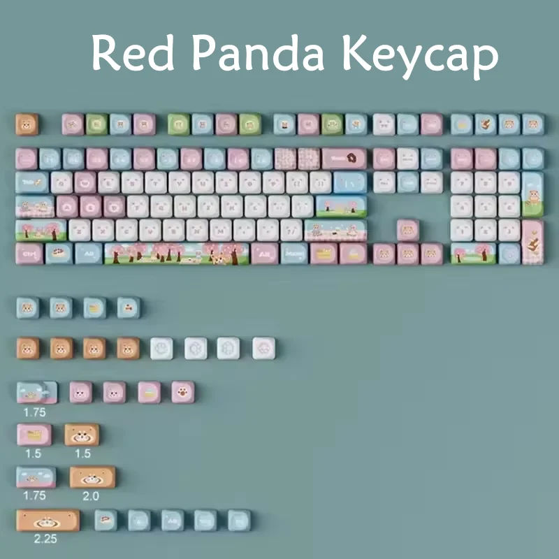 Клавиши для механической клавиатуры Red Panda Spring Tour, круглые колпачки для клавиш «сделай сам», Симпатичные профили OQO, клавиатура PBT, набор кнопок
Клавиши для механической клавиатуры Red Panda Spring Tour, круглые колпачки для клавиш «сделай сам», Симпатичные профили OQO, клавиатура PBT, набор кнопок