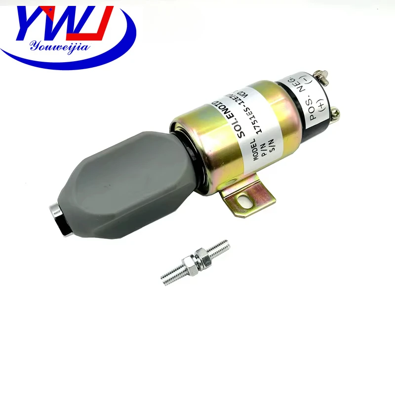 Generator Engine Parts 1751ES-12E7U1B1S1/1751ES-24E7U1B1S1 12V 24V Fuel Shut Off Solenoid For Woodward
Generator Engine Parts 1751ES-12E7U1B1S1/1751ES-24E7U1B1S1 12V 24V Fuel Shut Off Solenoid For Woodward