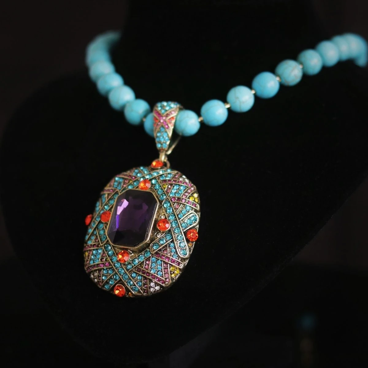 2024 Original New American Natural Turquoise Necklace Colorful Crystal Heavy Industry High Luxury Collection Gift for Girlfriend
2024 Original New American Natural Turquoise Necklace Colorful Crystal Heavy Industry High Luxury Collection Gift for Girlfriend