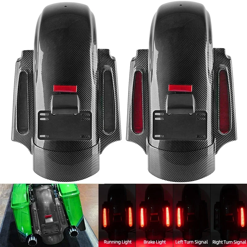 Motorcycle Accessories LED Light Rear Fender System Extension Fascia Set with For Harley Touring Electra Road King FLHR 09-13
Motorcycle Accessories LED Light Rear Fender System Extension Fascia Set with For Harley Touring Electra Road King FLHR 09-13