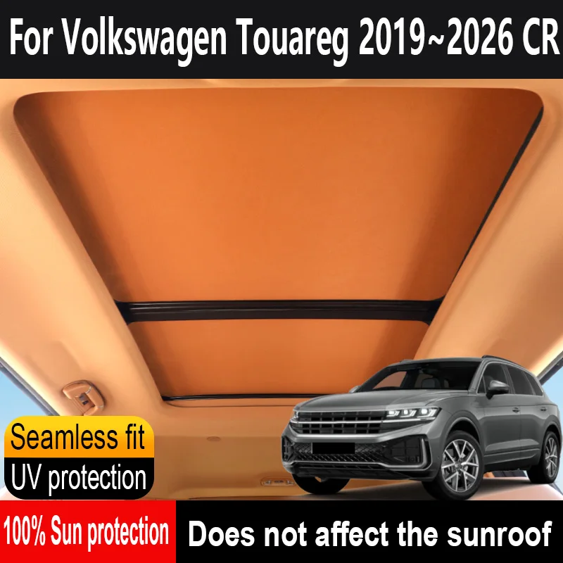 Car Sunroof Insulation Roof Visor For Volkswagen Touareg CR 2019~2026 MK3 Anti-UV Electrostatic Adsorption Sky Curtain Sunshade
Car Sunroof Insulation Roof Visor For Volkswagen Touareg CR 2019~2026 MK3 Anti-UV Electrostatic Adsorption Sky Curtain Sunshade