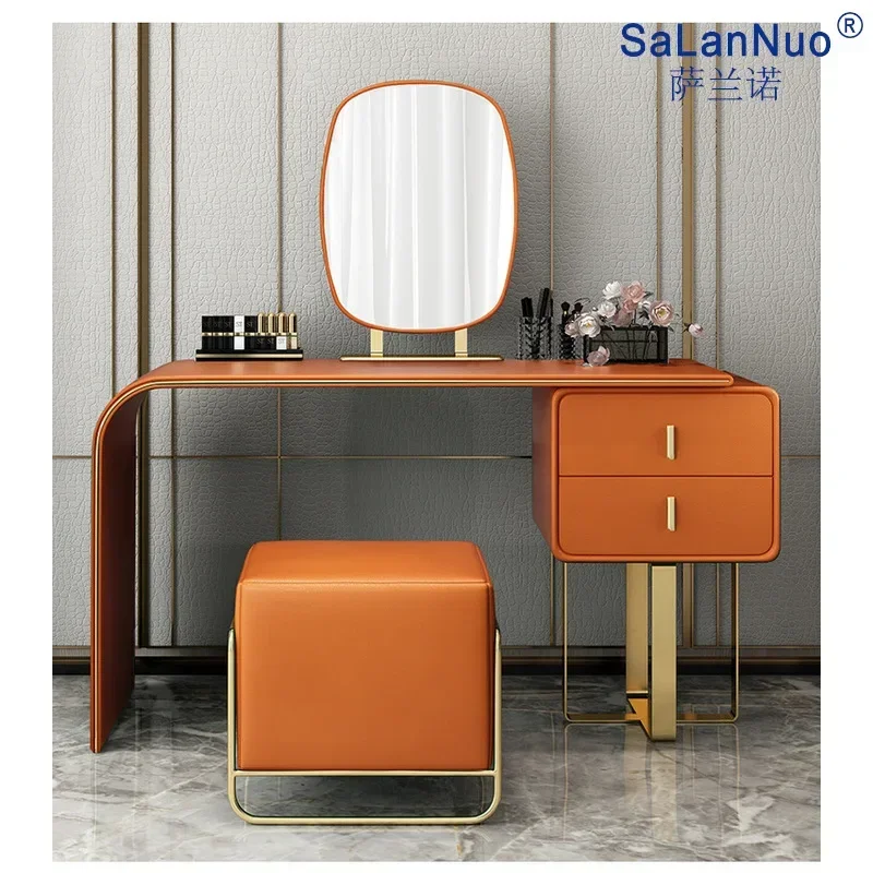 Luxury dresser Italian post-modern minimalist bedroom storage cabinet integrated makeup table
Luxury dresser Italian post-modern minimalist bedroom storage cabinet integrated makeup table