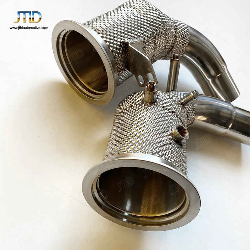 High Flow OPF Downpipe with Heat Shield for Porsche 992 3.0T Euro 6 Stainless Steel Car Exhaust Pipe Straight Downpi
High Flow OPF Downpipe with Heat Shield for Porsche 992 3.0T Euro 6 Stainless Steel Car Exhaust Pipe Straight Downpi