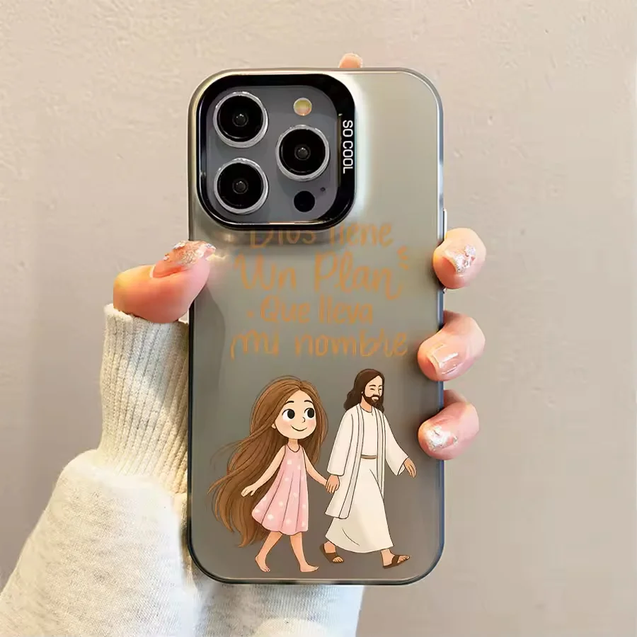 Cute Girl Walking With God Matte Phone Case For iPhone 17 16 15 14 13 12 11 Pro Xs Max Plus Air Mini XR X 17e 16e Advanced Cover
Cute Girl Walking With God Matte Phone Case For iPhone 17 16 15 14 13 12 11 Pro Xs Max Plus Air Mini XR X 17e 16e Advanced Cover