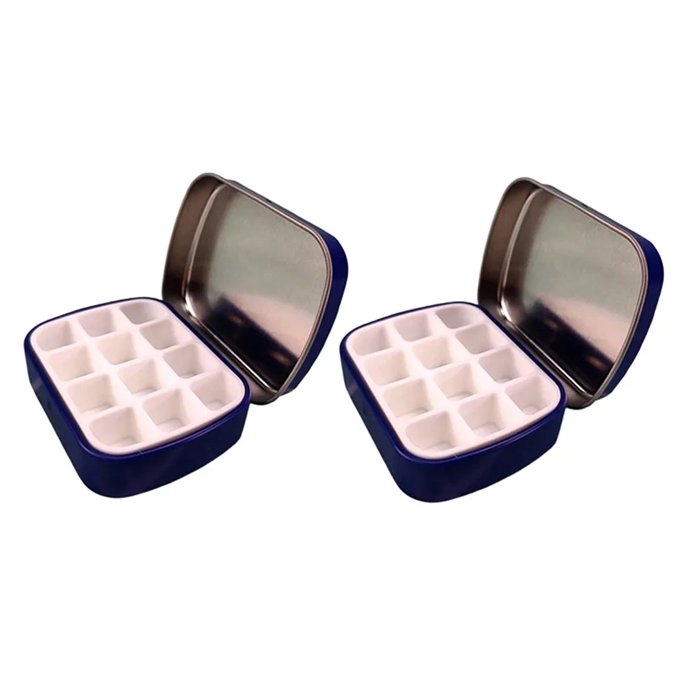 2Pcs Empty Watercolor Paint Palette 12/24 Grids Mini Watercolor Iron Box Moisture-proof Detachable Travel Painting Tray Outdoor
2Pcs Empty Watercolor Paint Palette 12/24 Grids Mini Watercolor Iron Box Moisture-proof Detachable Travel Painting Tray Outdoor