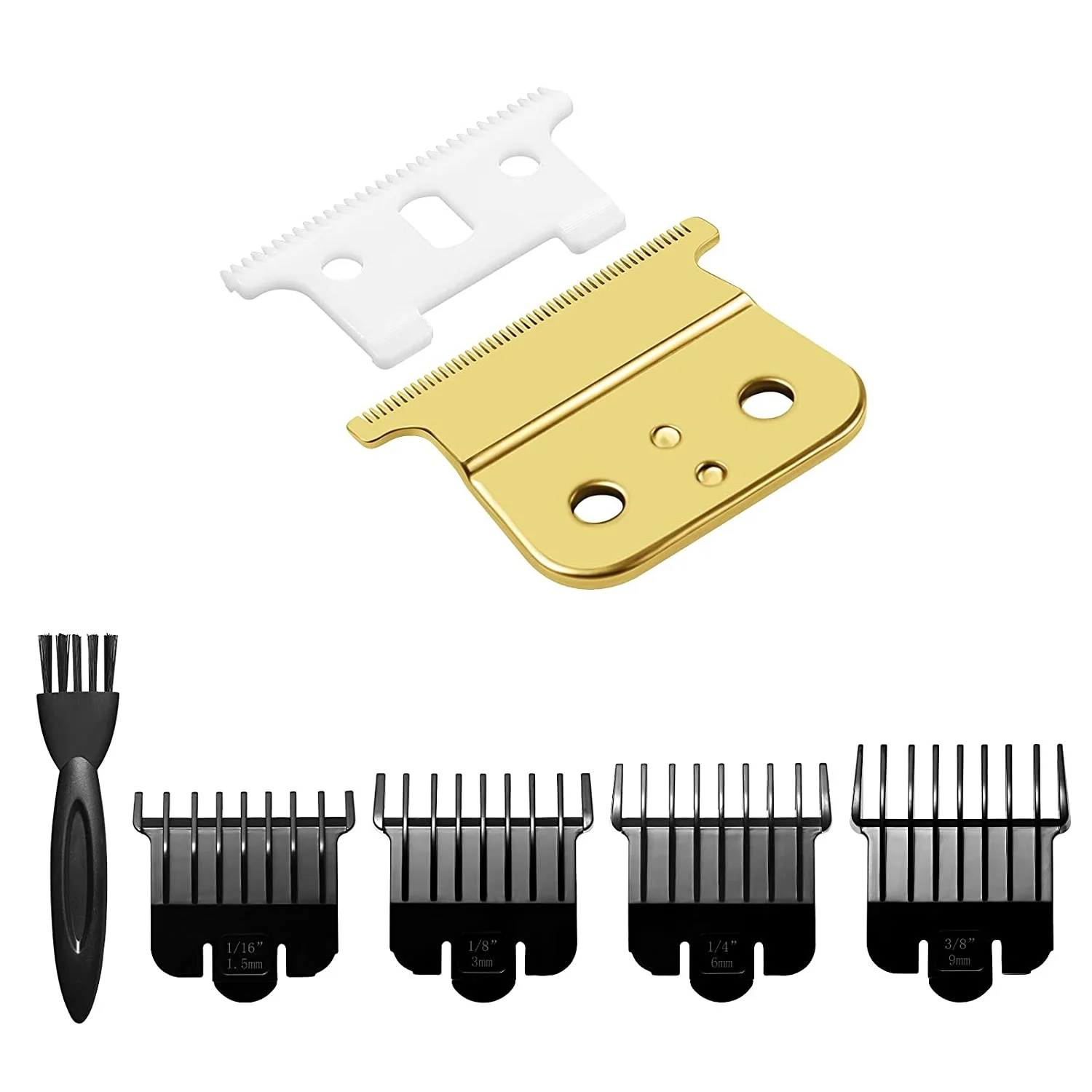 T Outliners Blades Compatible with Andis T Outliner & GTX Trimmer, Fit For Andis #04710 and #04521
T Outliners Blades Compatible with Andis T Outliner & GTX Trimmer, Fit For Andis #04710 and #04521