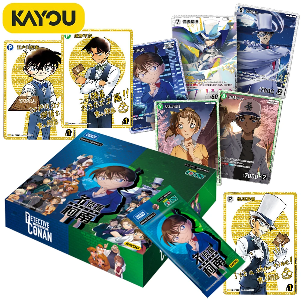 Original Kayou Detective Conan Collection Card Japanese Mystery Anime Protagonist Creative TCG Game Card Children's Toys Gifts
Original Kayou Detective Conan Collection Card Japanese Mystery Anime Protagonist Creative TCG Game Card Children's Toys Gifts