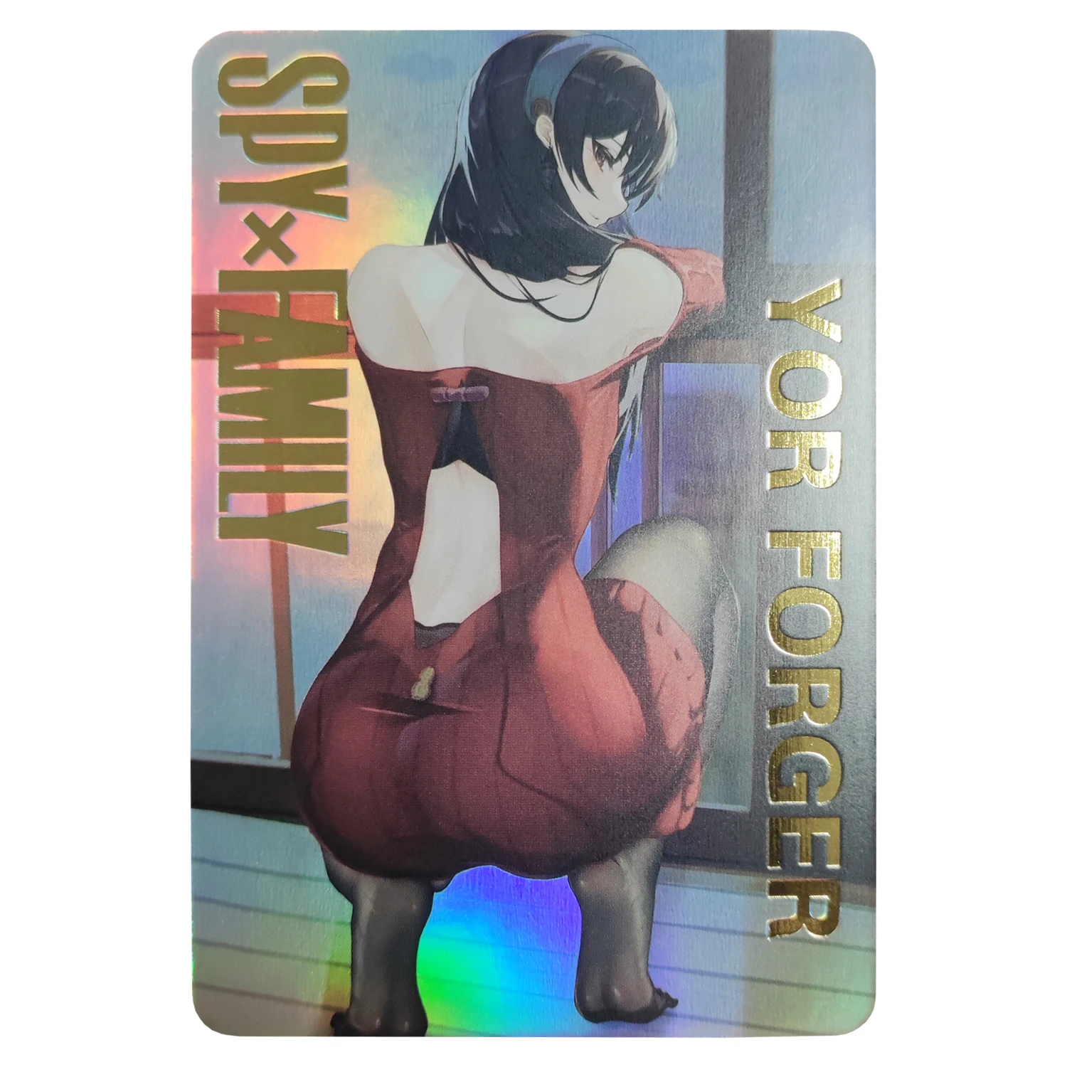 Spy Family Yor Forger Flash Card ACG Single Card Kawaii Classic Game Anime Collection Cards Diy Gift Toys
Spy Family Yor Forger Flash Card ACG Single Card Kawaii Classic Game Anime Collection Cards Diy Gift Toys